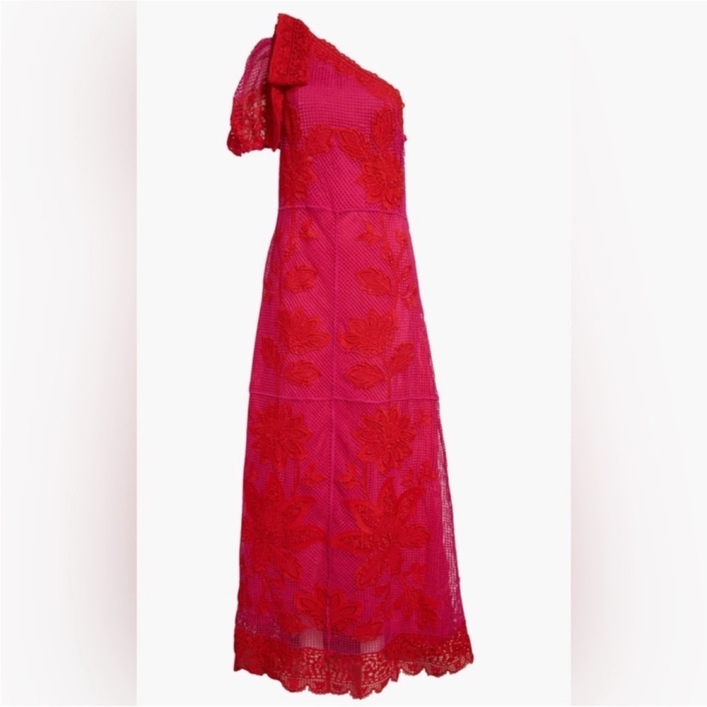 Farm Rio Guipuire Bicolor Maxi Dress - Picture 10 of 13